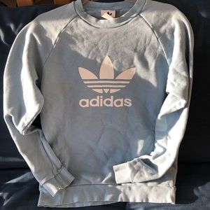blue adidas sweatshirt